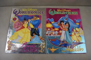 Walt Disney's World on Ice Beauty & the Beast & Aladdin Souvenir Programs - Picture 1 of 6