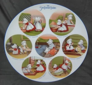 Kern Collectible Royal Bayreuth Germany Sunbonnet Babies Ltd Edition Plate 12.5" - Picture 1 of 6