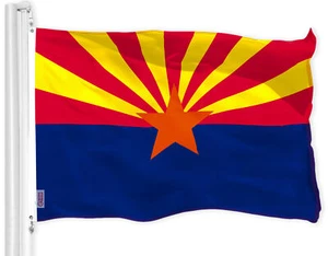 Bandera del estado de Arizona AZ 3x5 pies estampado 150D poliéster el estado del Gran Cañón - Imagen 1 de 5