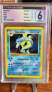 Pokemon Card Gyarados 6/102 Base Set Holo Rare Graded 6 1999 WOTC - Picture 1 of 2