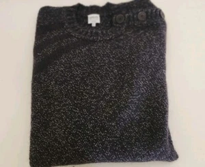 Armani Collezioni Brown Wool Crew Neck Sweater Men's Size Large - Picture 1 of 8