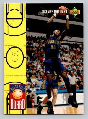 1993-94 Upper Deck Dikembe Mutombo #431 HOF Denver Nuggets - Image 1 of 2