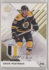 2016 Upper Deck SP Game Used Gold Spectrum Premium Material /25 David Pastrnak