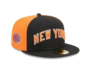 New York Knicks New Era City Edition  59FIFTY Fitted Hat-Black - Picture 1 of 7