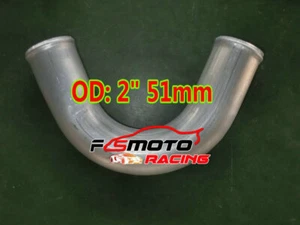 2" inch 51MM 135 Degree Aluminum Turbo Intercooler Pipe Hose Tube Tubing L=600MM - Picture 1 of 6
