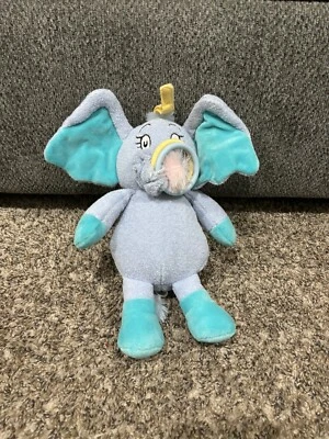 Juguete y mordedor de viaje musical Manhattan Dr. Seuss Horton Pull Foto 1 de 4