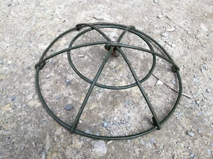 Ex British Army Camouflage Camo Netting Basket Small Mushroom Support - Picture 1 of 6