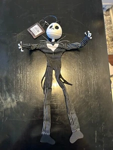 Nightmare Before Christmas 16" Jack Skellington bambola posabile da appendere NUOVA - Foto 1 di 1