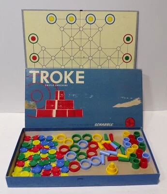 Troke Castle Checkers Board Game Selchow & Righter 1961 Original NY 080624WT - Image 1 of 3