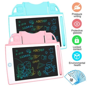 Electronic LCD Writing Drawing Tablet Erasable Board 10.5" Colorful Pad + Cards - Picture 1 of 11