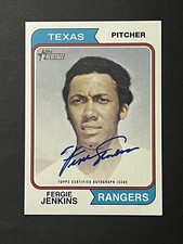 2023 Topps Heritage Fergie Jenkins Real One On Card Auto
