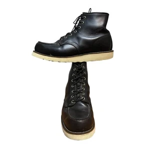 Botas Red Wing 8130 Heritage Classic Moc Toe Hawkins suela talla 9 hechas en EE. UU. - Imagen 1 de 14