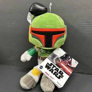 Star Wars Boba Fett 10 Zoll Plüschtier Stofftier Puppe - Disney Mattel - Neu mit Etikett - Bild 1 von 5