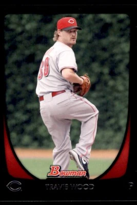 2011 Bowman Travis Wood Cincinnati Reds #84 2116 - Image 1 of 2