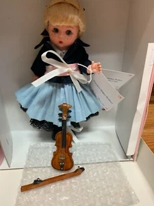 Madame Alexander 8" Doll--Practice Makes Perfect Wendy w Violin & Freckles - Picture 1 of 8