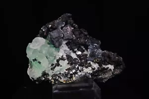 Fluorit, Bleiglanz & Sphalerit / Dalnegorsk, Russland / seltene Mineralienprobe - Bild 1 von 5