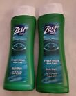 Zest Fresh Aqua Body Wash, 2 12 oz bottles