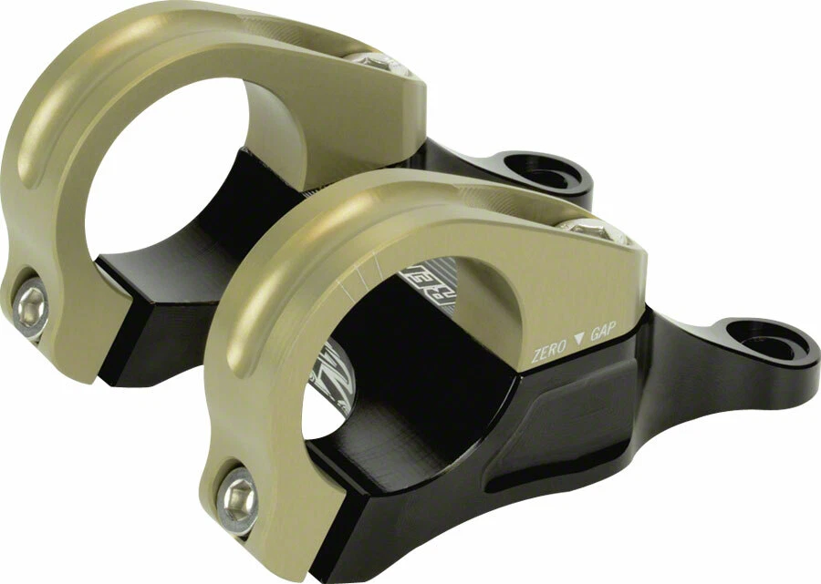 Renthal Integra 35 Stem - 45mm, 35 Clamp, +/-10, 1 1/8", Aluminum, Black/Gold - Image 1 of 1