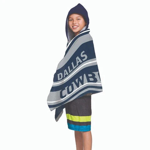 Dallas Cowboys Hooded Towel Youth Cover