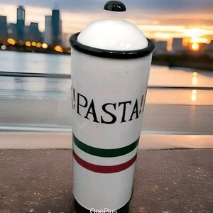 Vintage Encore Promotions Ceramic Hand Painted "Pasta!" Canister- Kitchen Decor - Picture 1 of 8