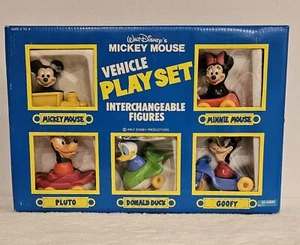 Playset Veicolo Topolino Vintage Personaggi Intercambiabili Set di 5 - Foto 1 di 4