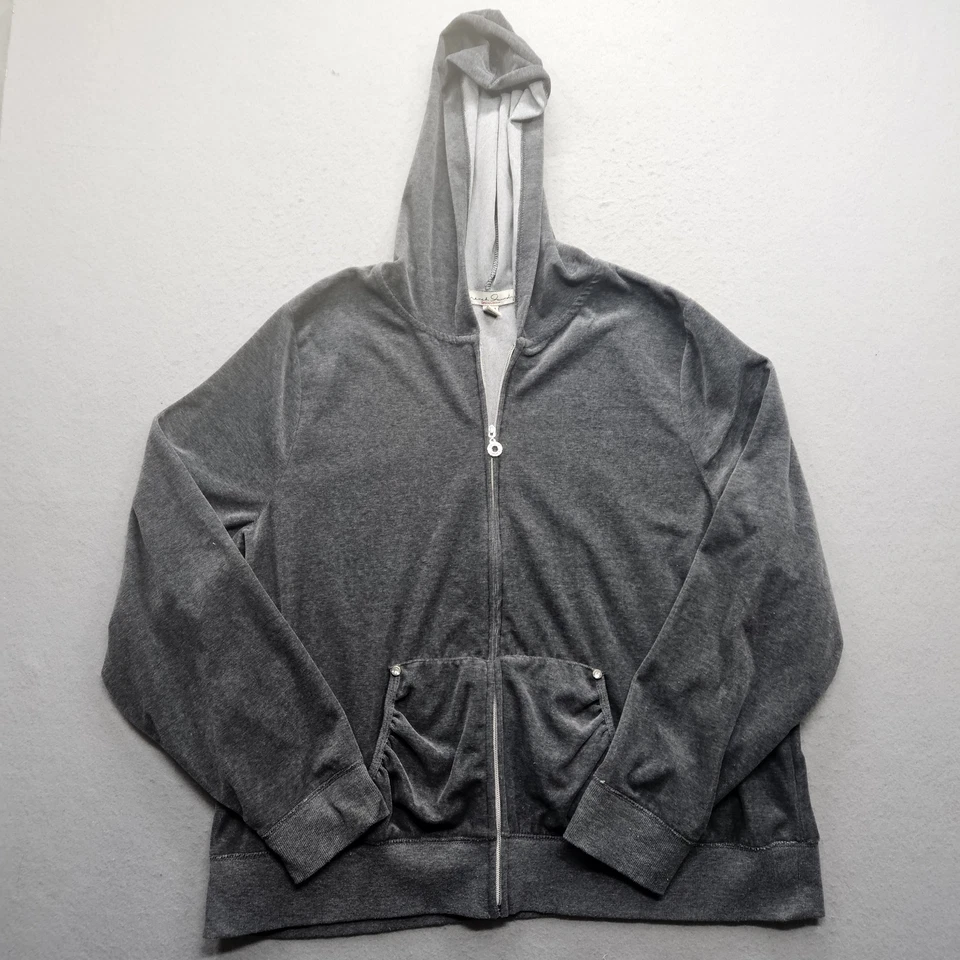 Sudadera con capucha Hopes & Dreams French Laundry para mujer 22/24 gris L/S Foto 1 de 4