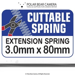 Lentes cortables micro miniatura pequeña extensión con resorte de 3 mm x 80 mm para cámara de acero - Imagen 1 de 4