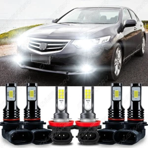 para For Honda Accord 2006 2007-2010 2011 2012 Faro LED Luz antiniebla alta/baja - Picture 1 of 12