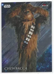 2018 TOPPS FINEST STAR WARS #21 CHEWBACCA - Picture 1 of 1