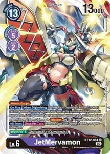 Digimon Card Game JetMervamon BT12-084 U NM - Picture 1 of 1