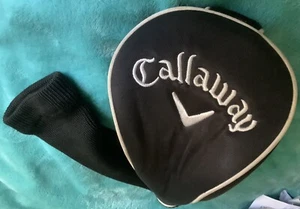 Callaway V*Black & White Series*Golf Club Driver HEAD-COVER SOCK/STOCKING - Picture 1 of 12