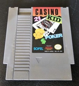 Casino Kid NES (Nintendo Entertainment System, 1989) TESTED