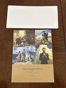 Beautiful Feet Books Early American History Timeline - Foto 1 di 3