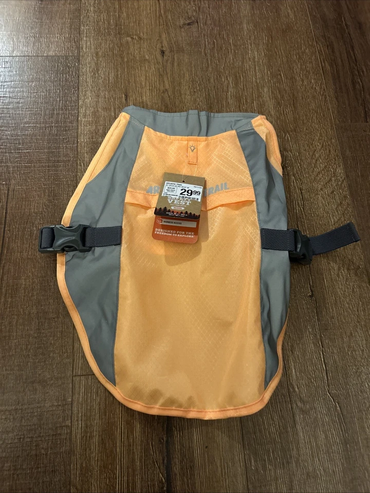 Dog Safety Vest Medium Arcadia Trail High Visibility Reflective Orange Pet