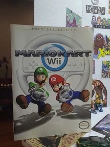 Mario Kart Nintendo Wii Guide Prima Premiere Edition con póster embolsado y embarcado - Imagen 1 de 7