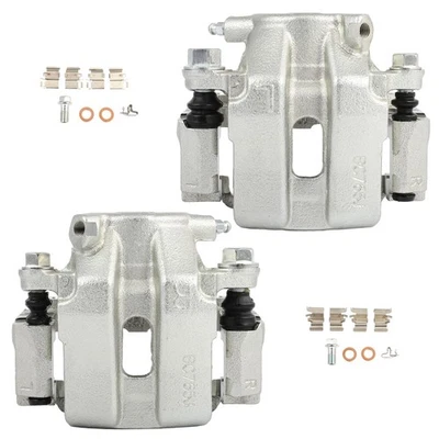 前刹车卡钳 2 件全新适用于 1996 - 1998 铃木 Sidekick 19B1911 19B1910 — 第 1/4 张图片