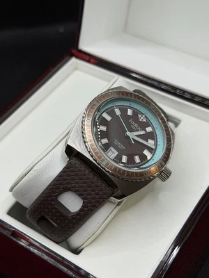 Zodiac Sea Dragon ZO2291 Swiss Made Diver Watch – Brown & Aqua – Box Included - Image 1 of 4