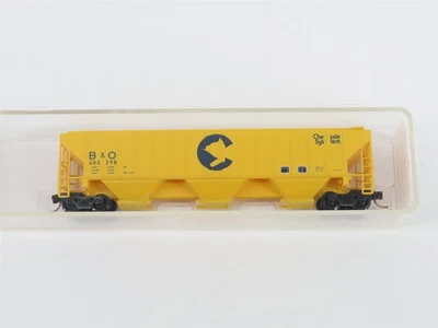 N Scale Red Caboose RN-15424-6 B&O Baltimore & Ohio Covered Hopper #603298 - Image 1 of 4
