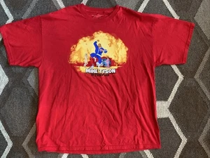 Mike Tyson Mysteries XXL T-Shirt Warner Bros Cartoon Promo Tee Red - Picture 1 of 6