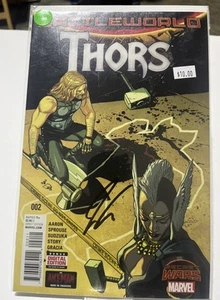 THORS #2 MARVEL COMICS 2015 BAGGED AND BOARDED Free Shipping - Picture 1 of 2