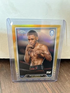 2024 Topps Chrome Boxing Brian Norman Jr. Gold Refractor 09/50 Rookie RC - Bild 1 von 2
