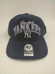 Neu mit Etikett New York Yankees Old Timer 47 Hitch marineblau Cord Druckknopflasche Mütze Kappe - Bild 1 von 7