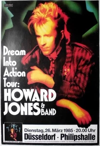 HOWARD JONES - 1985 - In Concert - Dream Into... Tour - Poster - Düsseldorf - Bild 1 von 1