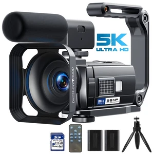Video Camera Camcorder 5K 56MP 30FPS IR Night Vision Vlogging Camera Recorder AU - Picture 1 of 9