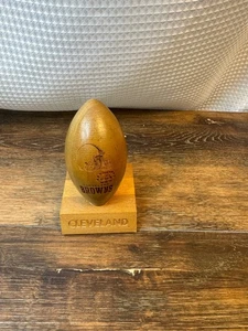 Cleveland Browns Decorative Wooden football souvenir - Picture 1 of 7