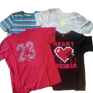 Lot Of 4 Boys Graphic Print T Shirts Size XL - Picture 1 of 16