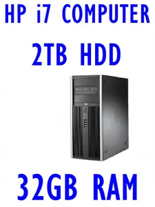 HP COMPUTER i7 2nd GEN * 32GB RAM * 2TB HDD * WINDOWS 10 / WINDOWS 11 - Picture 1 of 1