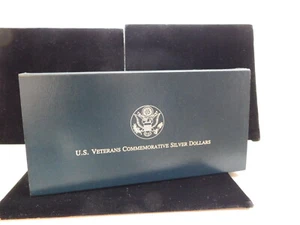 1994 U.S. Mint 3 piece Veterans Commemorative Proof silver dollars set - Picture 1 of 11
