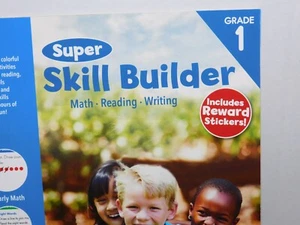 Workbook 1st First Grade Skill Builder Math Reading Writing - Imagen 1 de 9