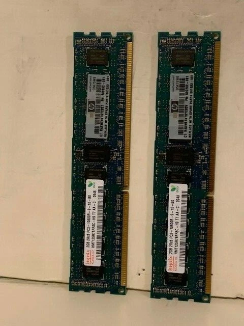 Hynix (2x2Gb) DIMM DDR3 1333 PC3-10600 Memory HMT125R7BFR8C-H9 500202-061 501533 - Image 1 of 3